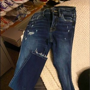 Size 26 flying monkey distressed denim never worn bought at the buckle